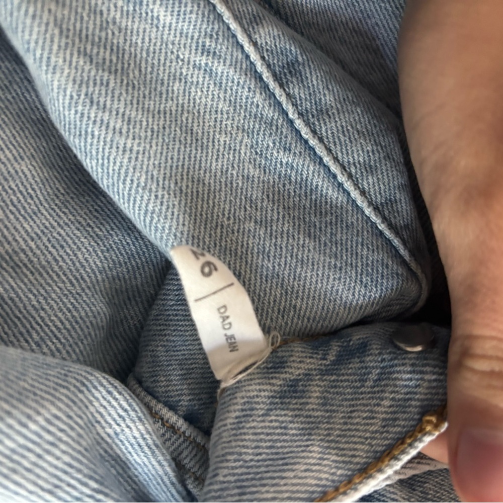 Light Blue Denim Dad Jeans